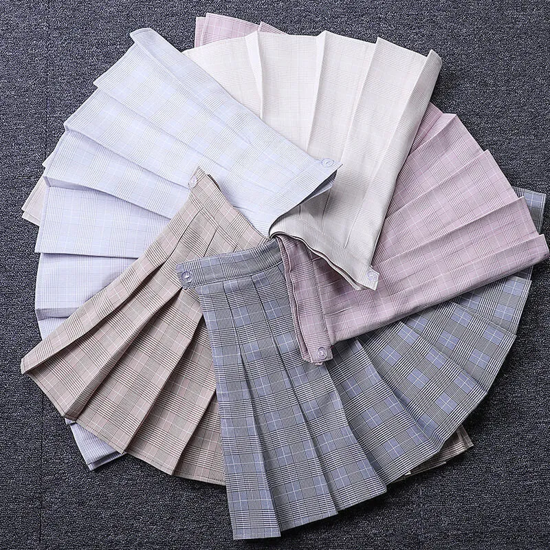 [@jessicabelkin] "CHIC PLAID" PLEATED SKIRT K052801REVIEW