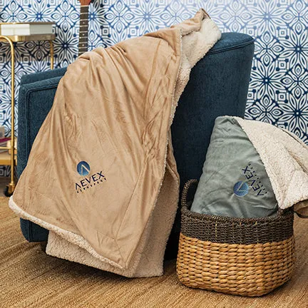 Kappa Alpha Order Sherpa Lined Blanket