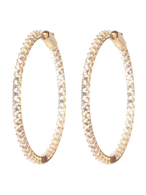 KAY LEE HOOPS IN GOLD