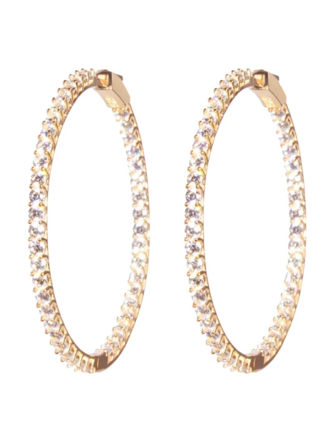 KAY LEE HOOPS IN GOLD