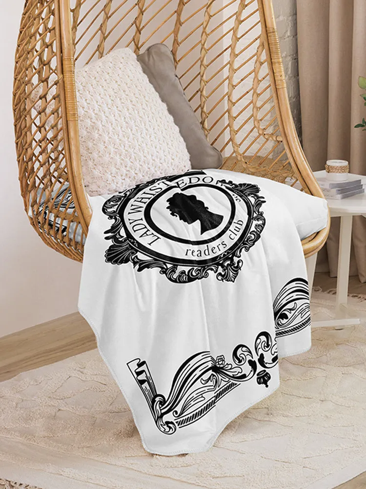 Lady Whistledown Readers Club Sherpa Blanket