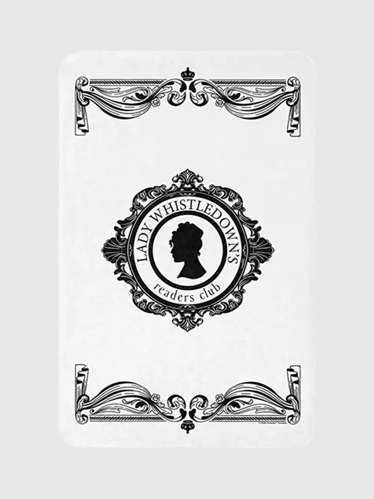Lady Whistledown Readers Club Sherpa Blanket