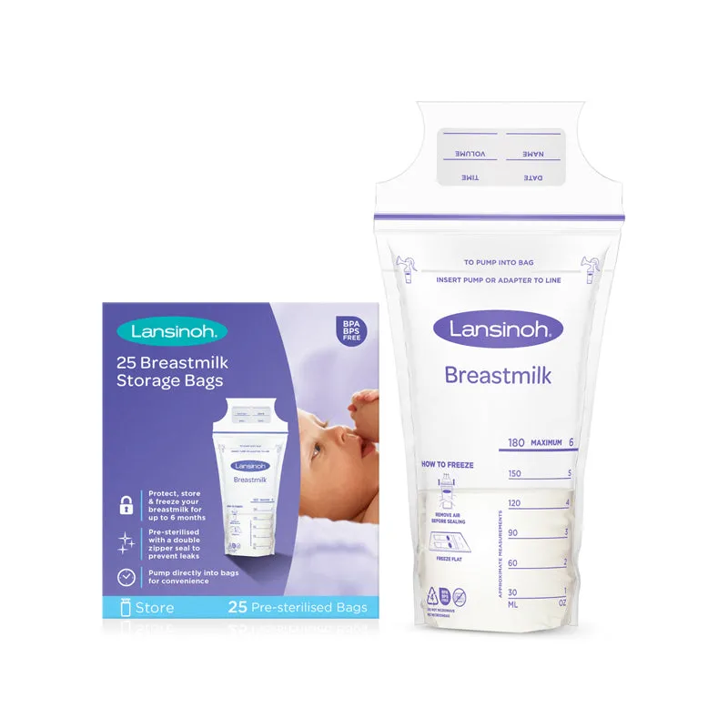 Lansinoh Milk Storage Bags 25Pk