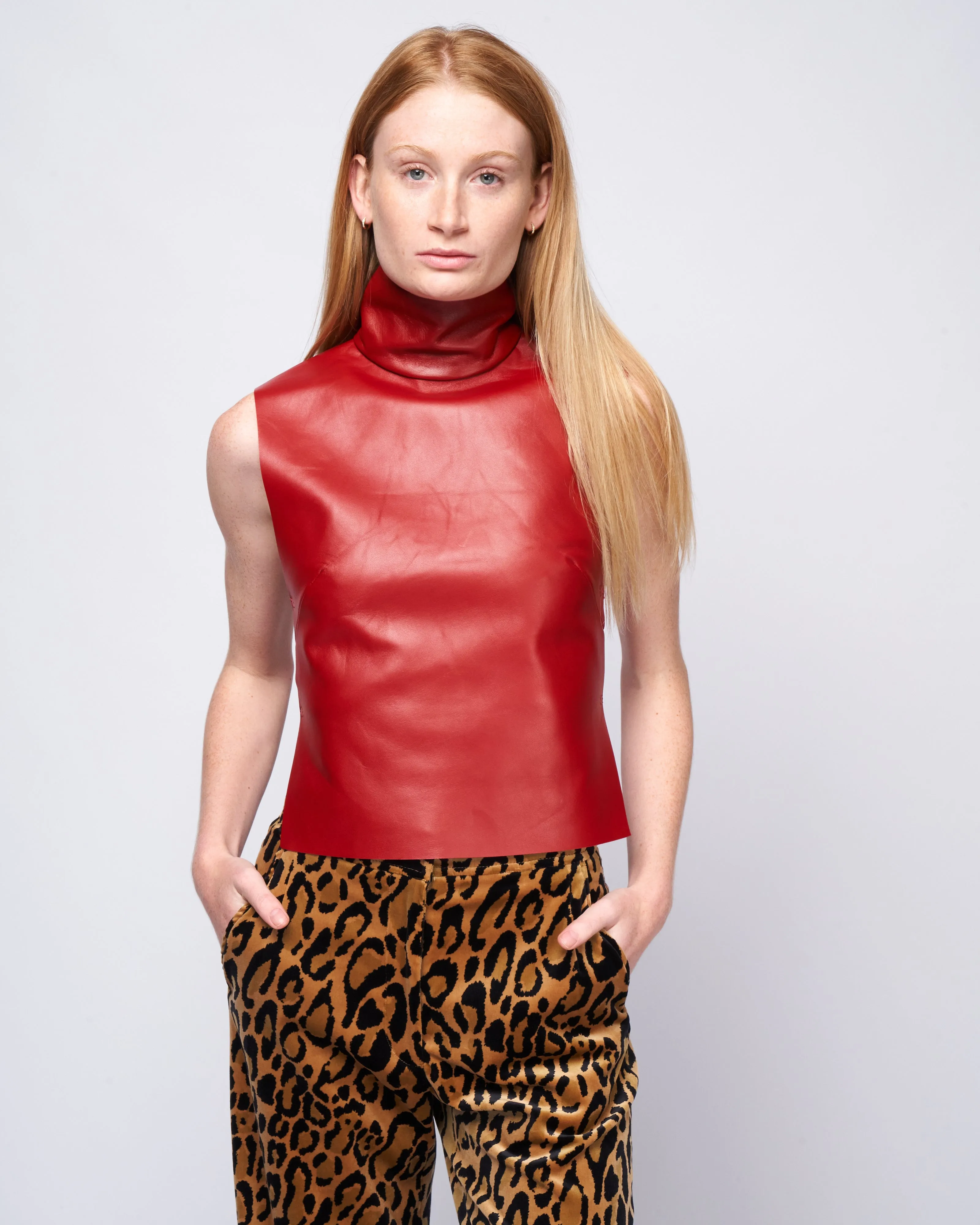 larma top - red