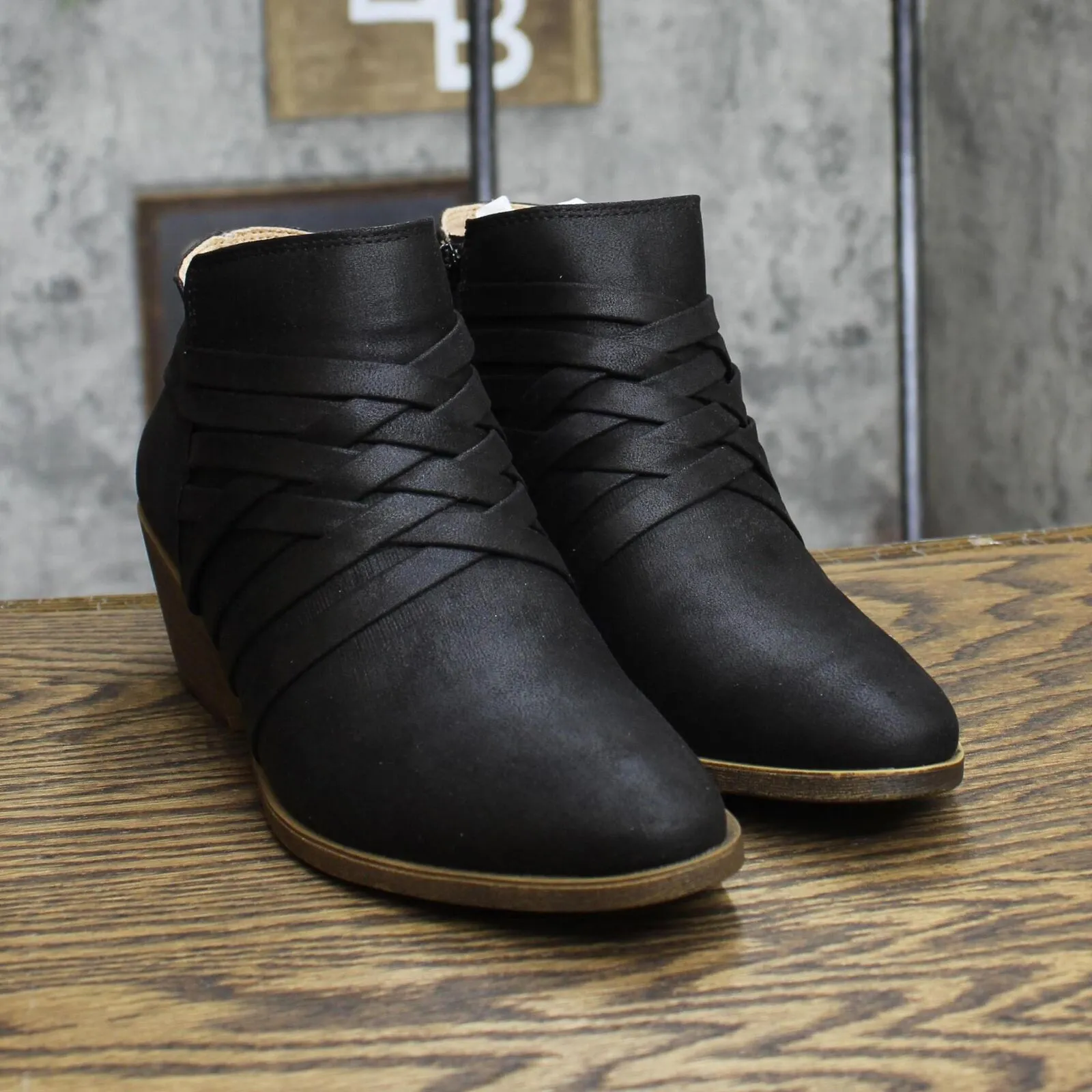 Lifestride Womens Prairie Black Booties G7442S1 Black 9M
