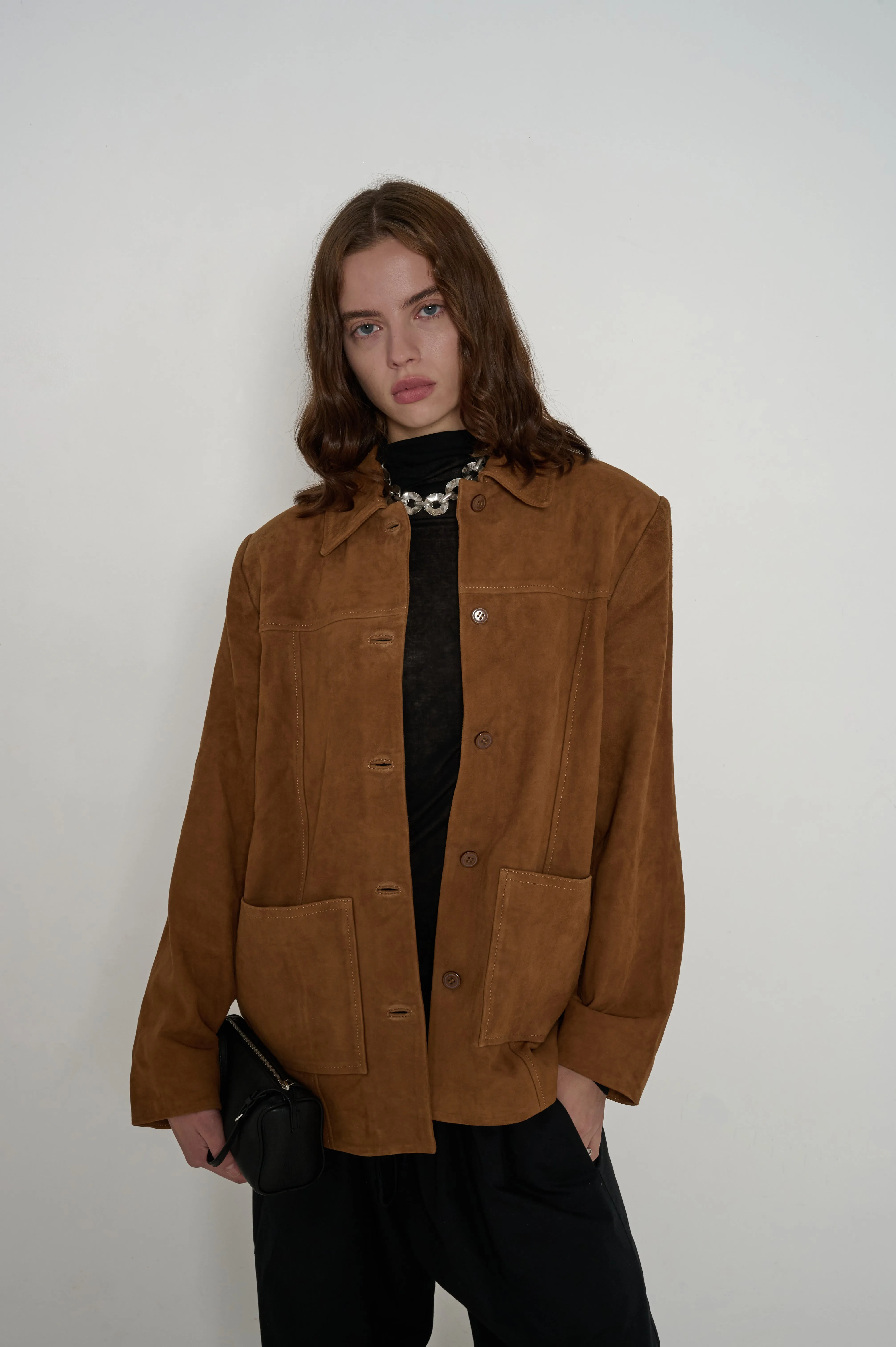 Lincoln Suede Shirt Jacket Topanga Canyon