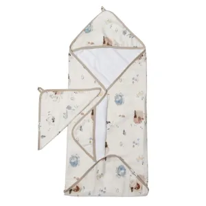 LouLou LOLLIPOP Hooded Towel Set (Cozy Forest)