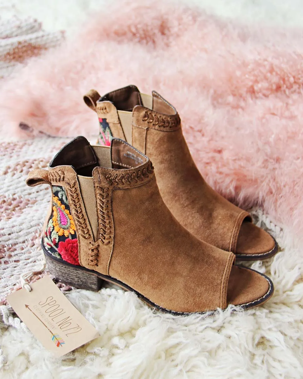 Lovell Peep Toe Booties