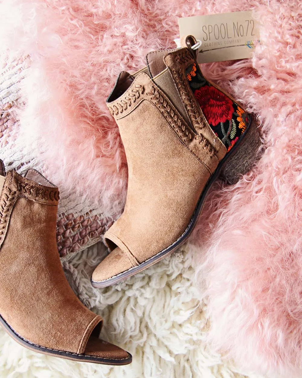 Lovell Peep Toe Booties