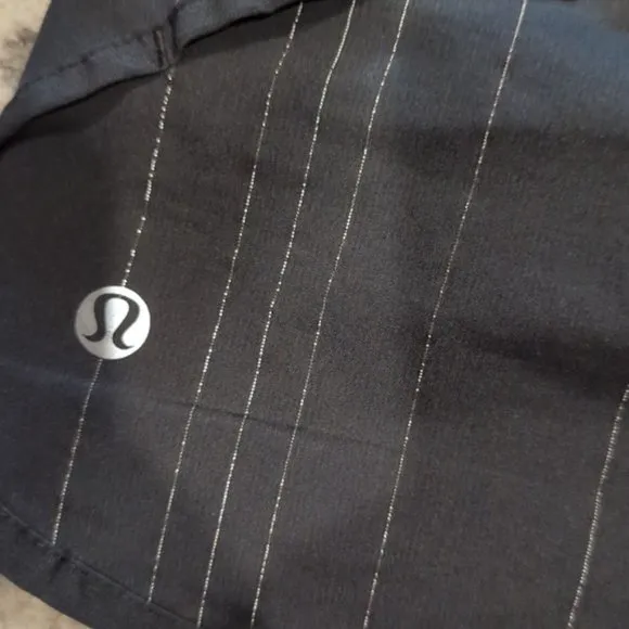 Lululemon Run: Speed Short *Reflective Black