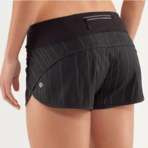 Lululemon Run: Speed Short *Reflective Black