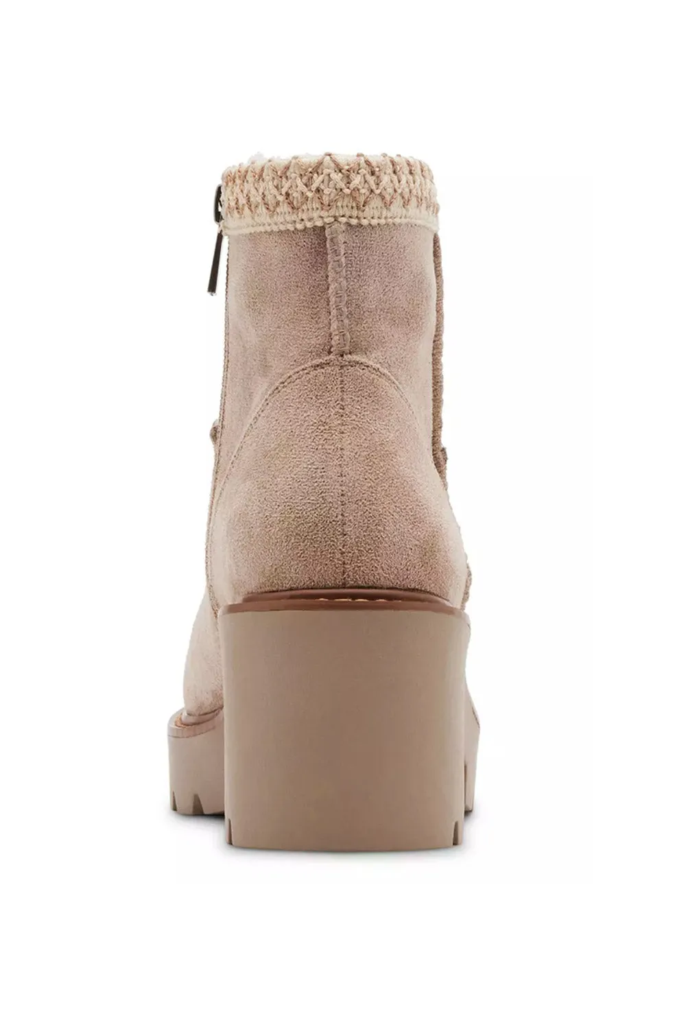 Madden Girl Alaska Block Heel Booties for Women in Stone | ALASKA-STONE