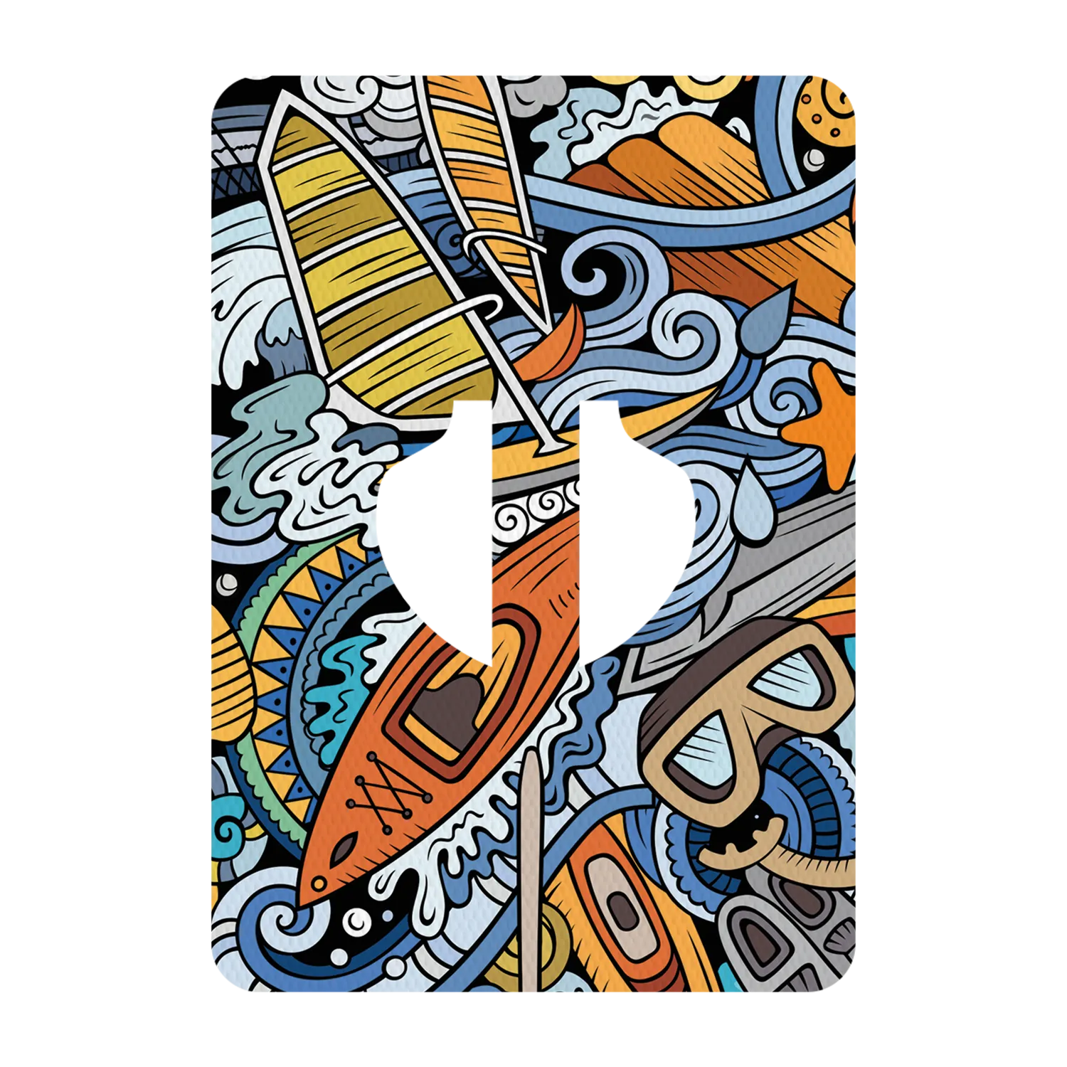 Medtronic Watersport Doodles Design Patches