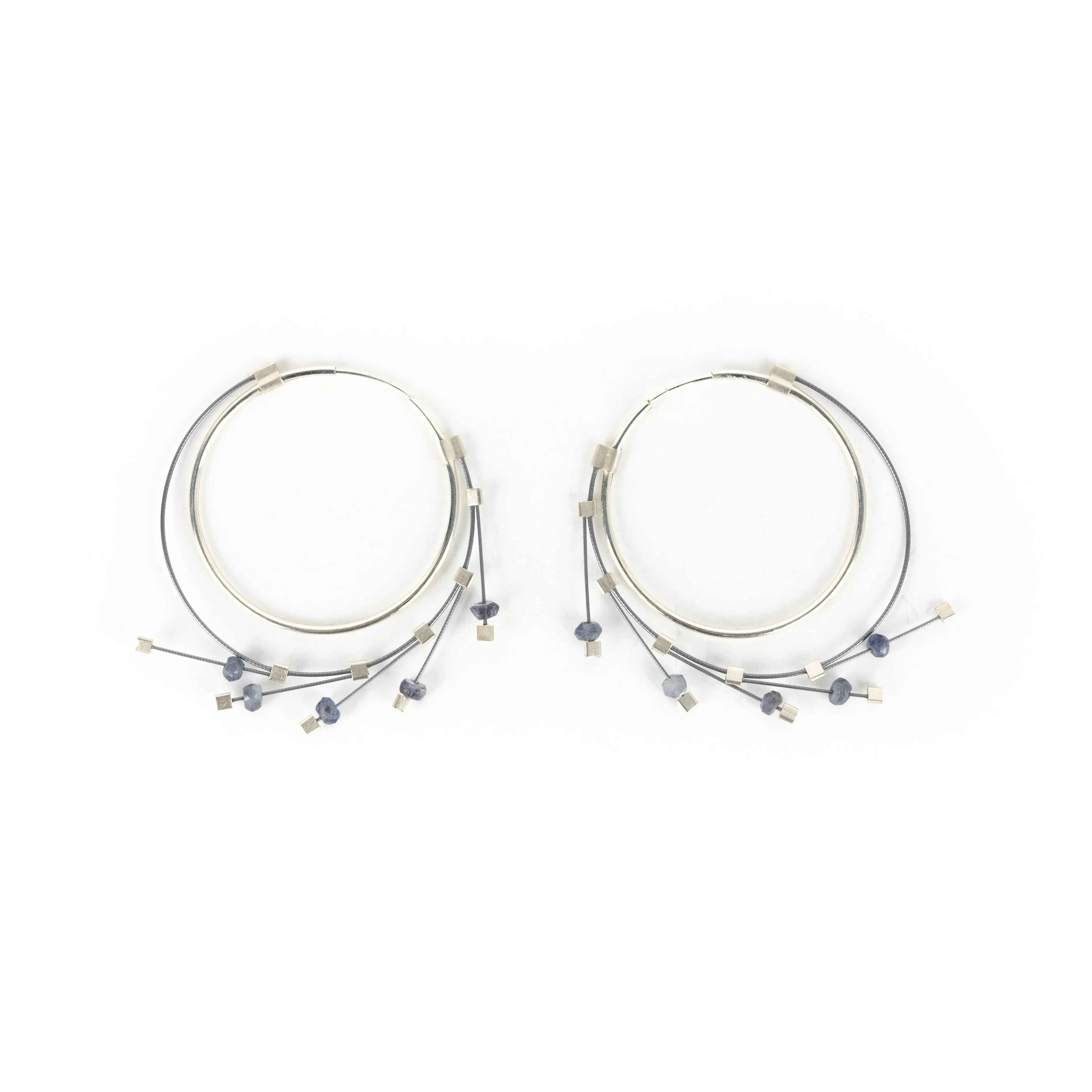 Meghan Patrice Riley Large Spring Hoop Earrings