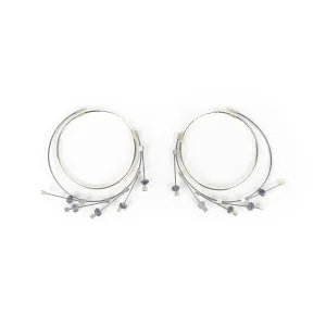 Meghan Patrice Riley Large Spring Hoop Earrings