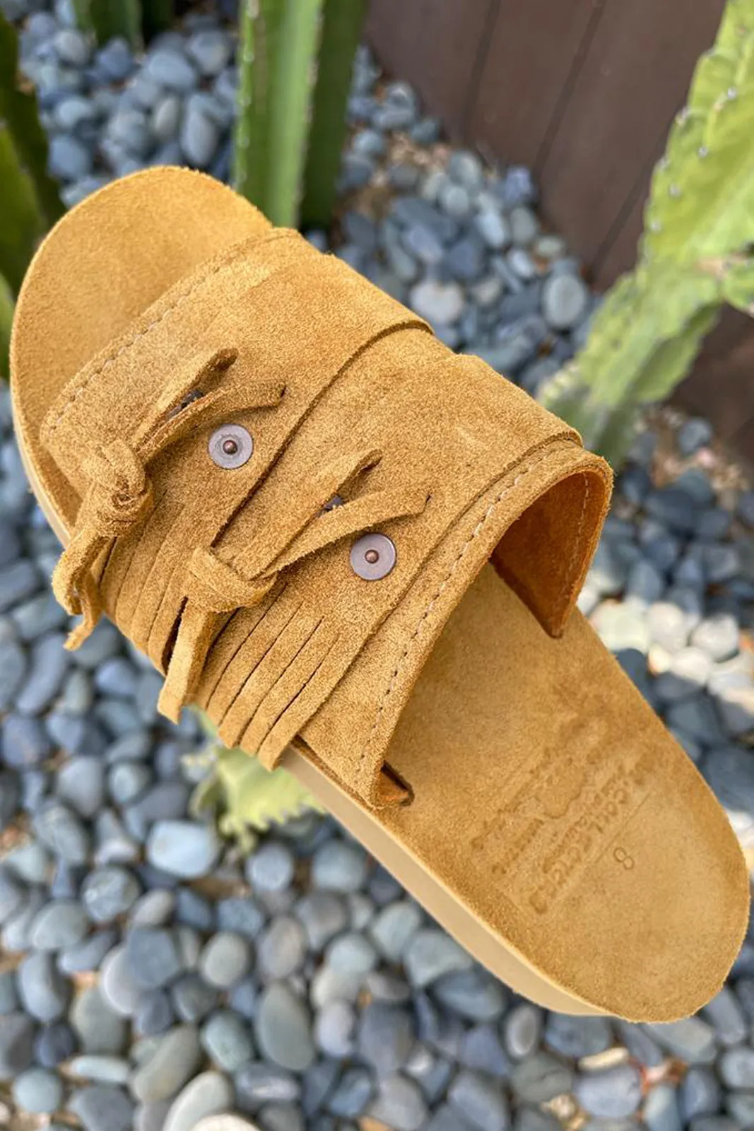 Men's Cherokee Suede Camel Sandal