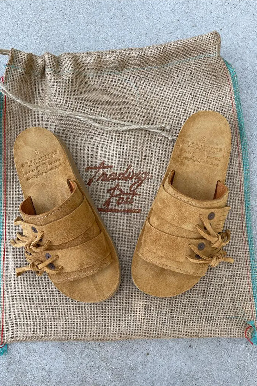 Men's Cherokee Suede Camel Sandal
