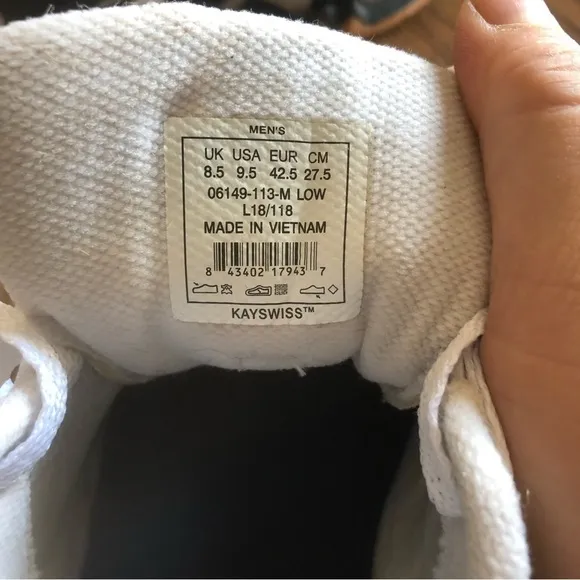Men’s K-Swiss 8.5 sneakers