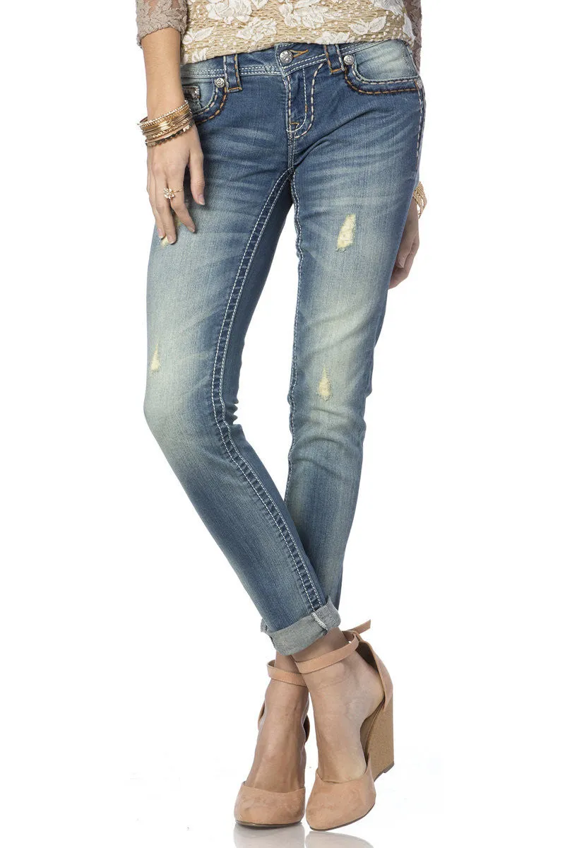 Miss Me | JS5014CK87 Cuffed Skinny