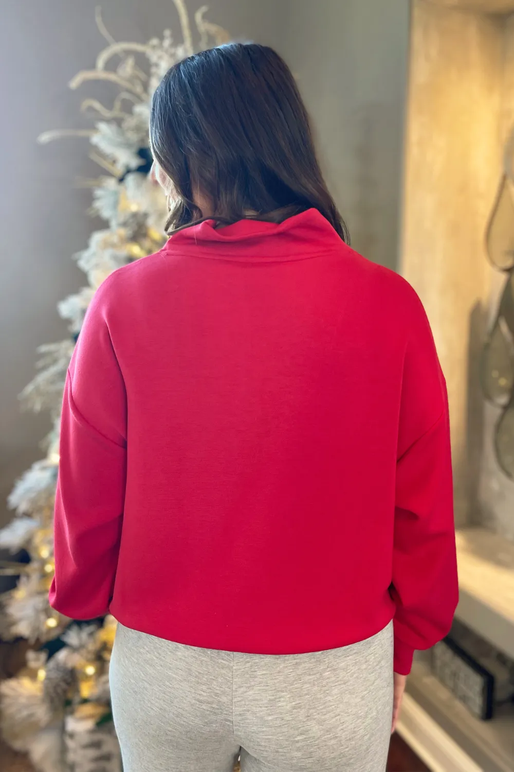 Modal Scuba Luxe Half Zip Jacket