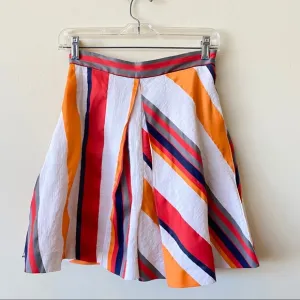 MSGM Milano Orange Striped Wide Leg Shirts 40