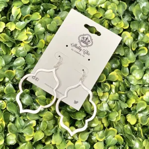 My Favorite Earrings - Brushed Silver