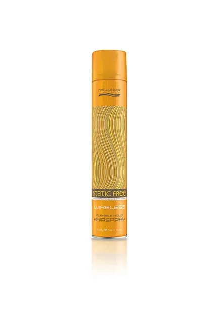 Natural Look Static Free FM Wireless Flexible Hairspray - Discontinued Packaging!