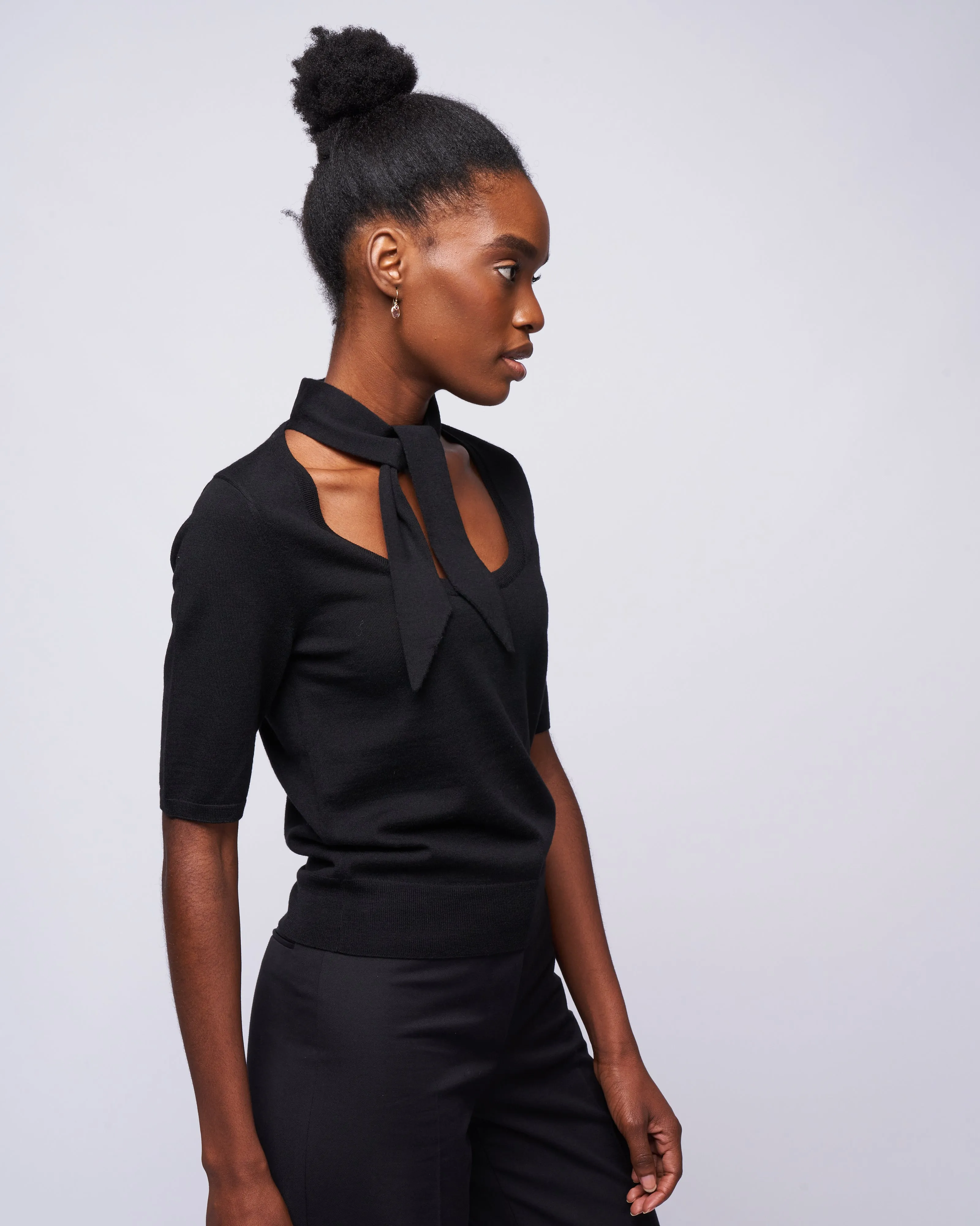 nenthe sweater - black