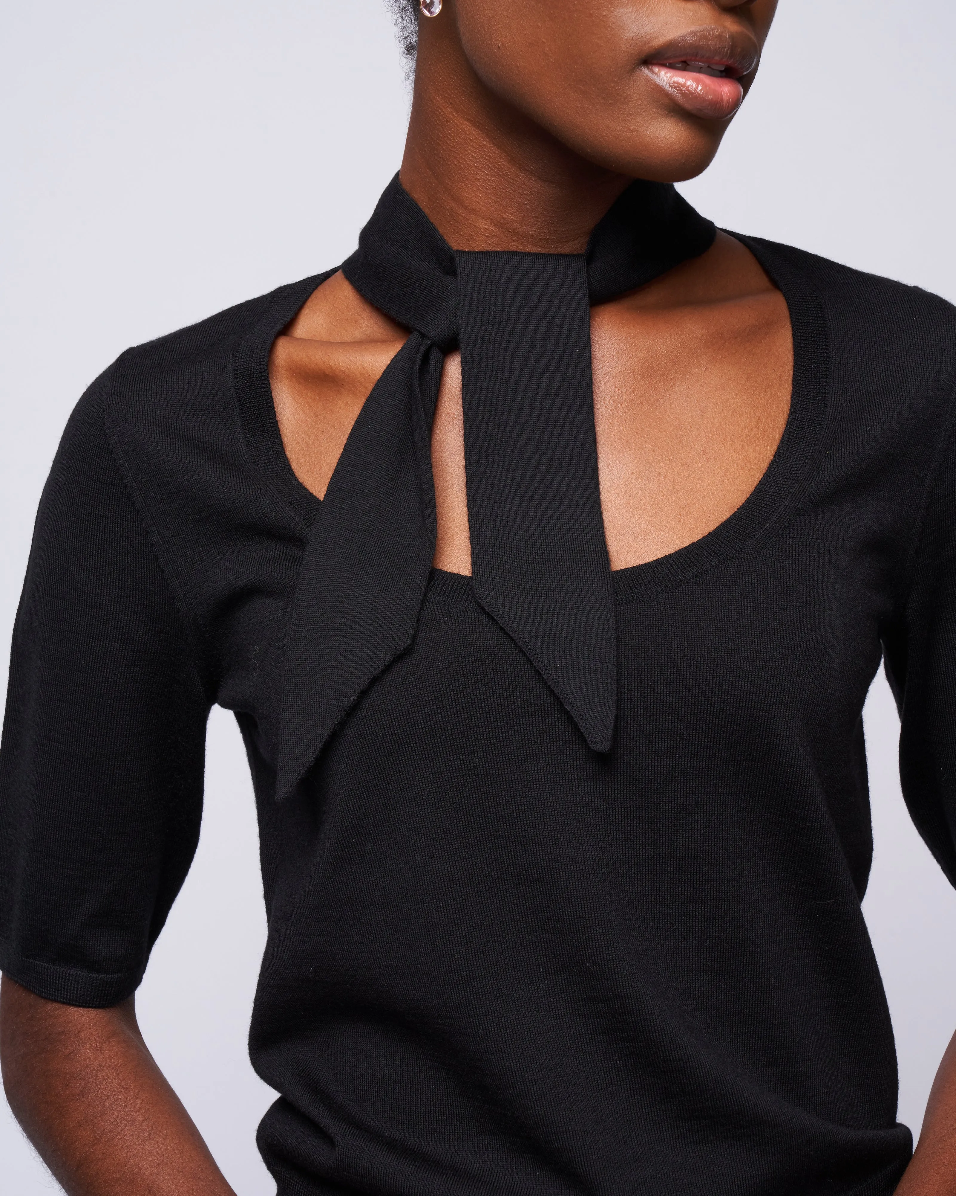 nenthe sweater - black