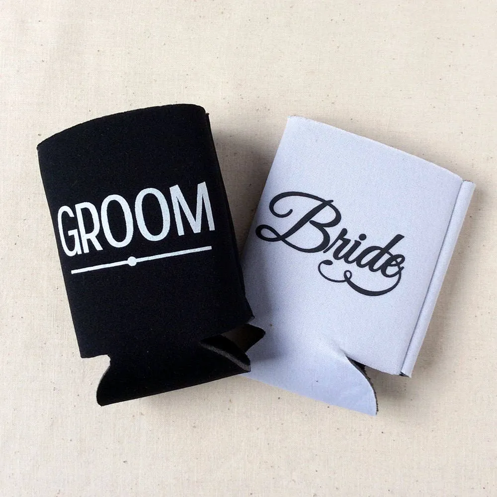 Neoprene Wedding Can Cooler #235N - Drinks are on me