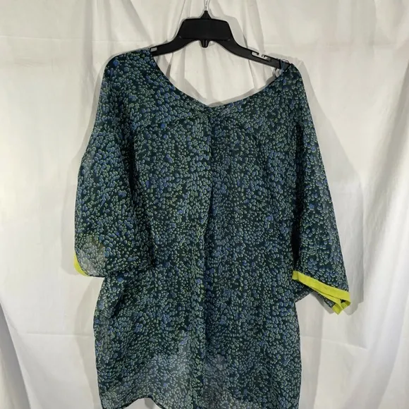 NEW $78 Free People‎ Intimately FP [ Small ] Sleepin In Shirt in Navy Blue Green