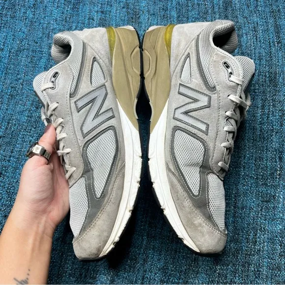 New Balance 990v4 Made in the USA Sneakers in Grey
