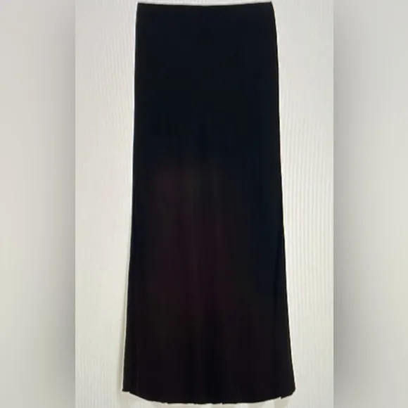New JCrew Cupro-blend flared slip skirt