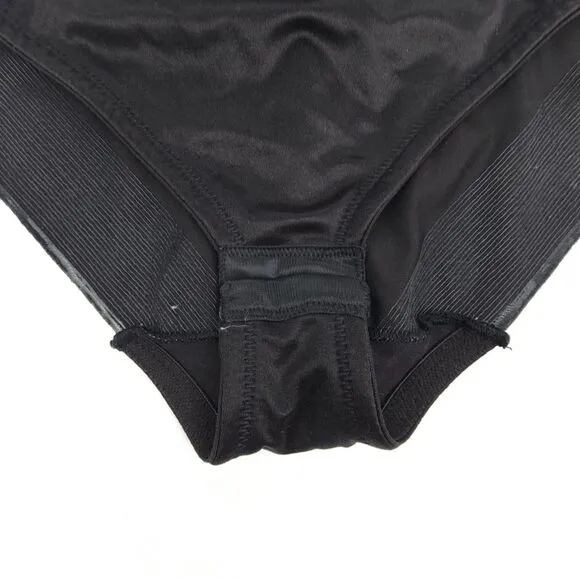 NEW Miraclesuit Shape Away Strapless Shaping Bodysuit Bustier Slimming 38C Black
