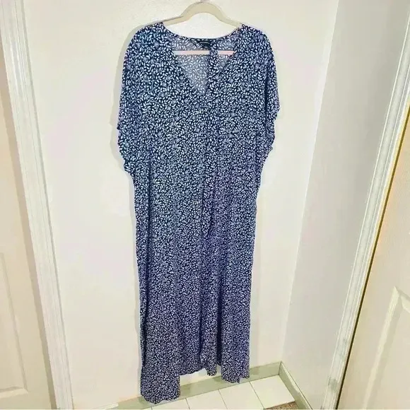 NEW Sumersalt Easy Breezy Voile Maxi Dress Beach Twilight Floral Resortwear