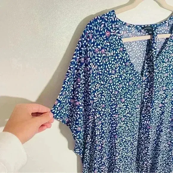 NEW Sumersalt Easy Breezy Voile Maxi Dress Beach Twilight Floral Resortwear