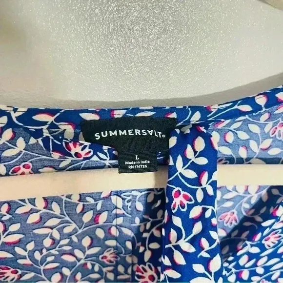 NEW Sumersalt Easy Breezy Voile Maxi Dress Beach Twilight Floral Resortwear