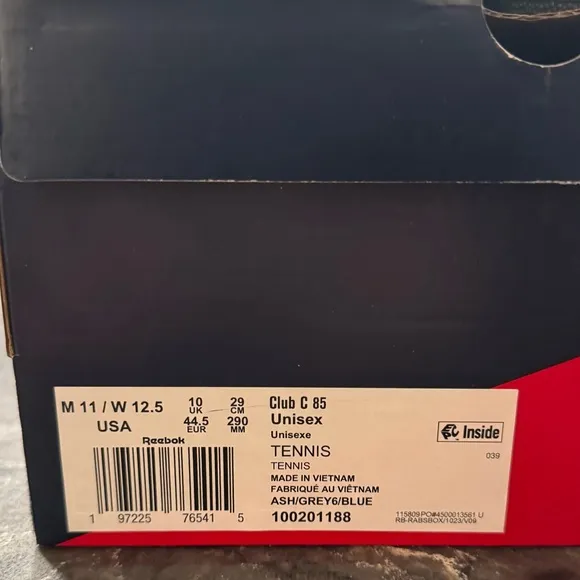 NWT Reebok Club C 85 Sneaker (Men’s Size 11)