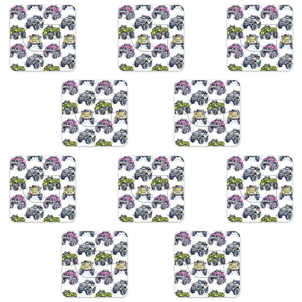 Omnipod Monster Truck Design Patches