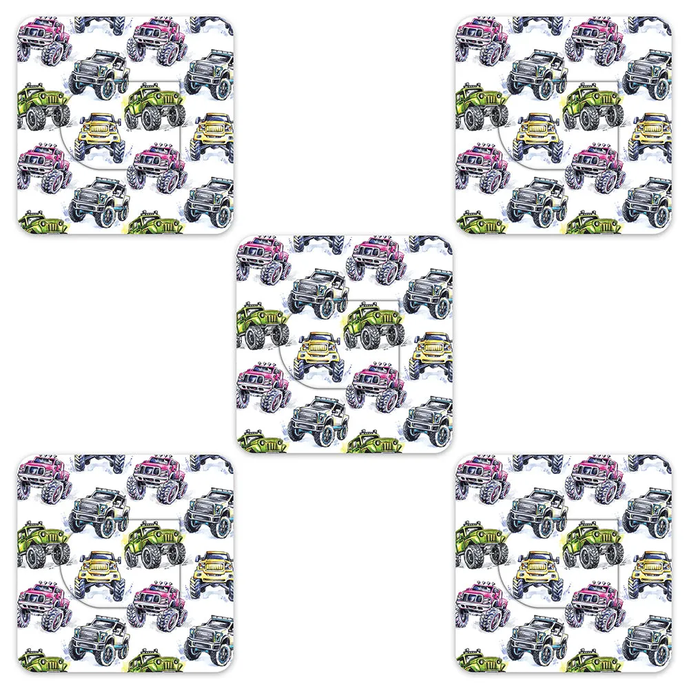 Omnipod Monster Truck Design Patches
