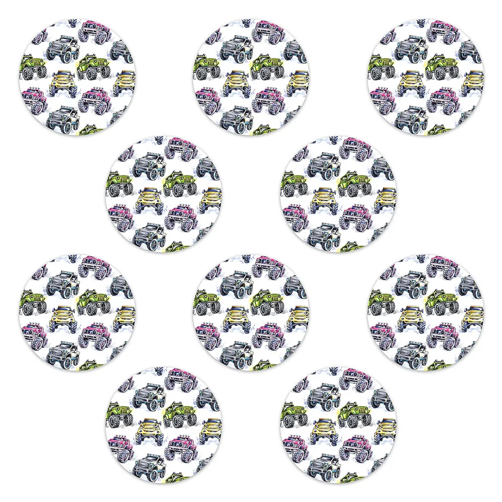 Omnipod Monster Truck Design Patches