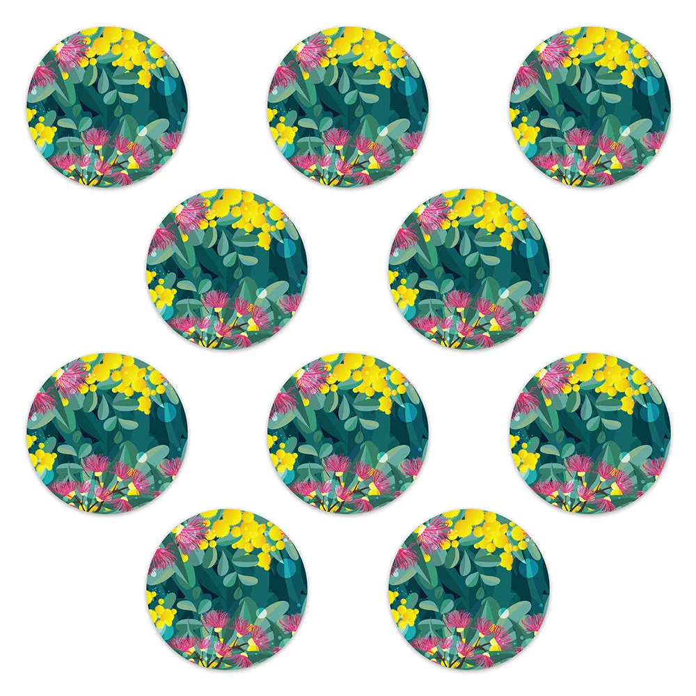 Omnipod Wattle & Gum Blossoms Design Patches