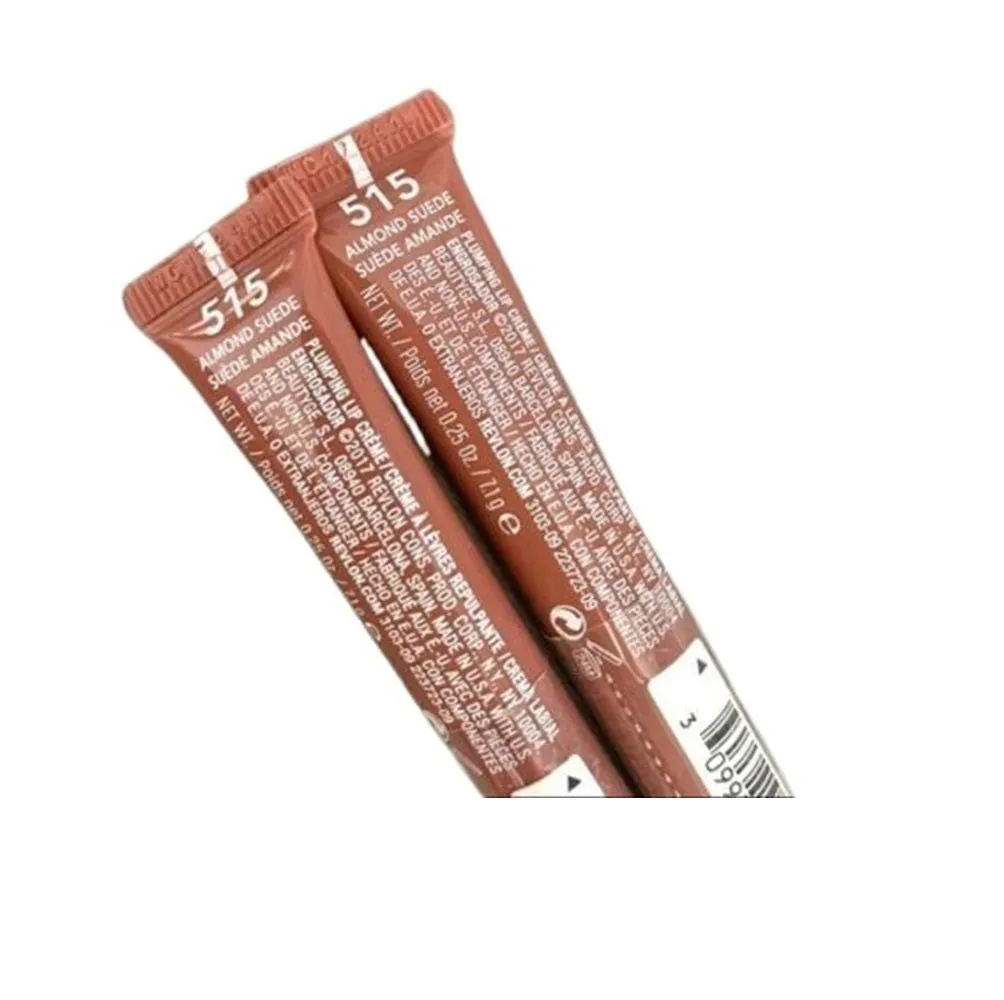 Pack of 2 Revlon Kiss Plumping Lip Creme, Almond Suede 515