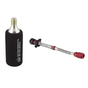 Planet Bike Phil CO2 Device with Gauge, Cartridge and Hose