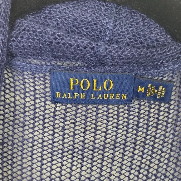 Polo by Ralph Lauren Women's Blue Cardigan. Size M