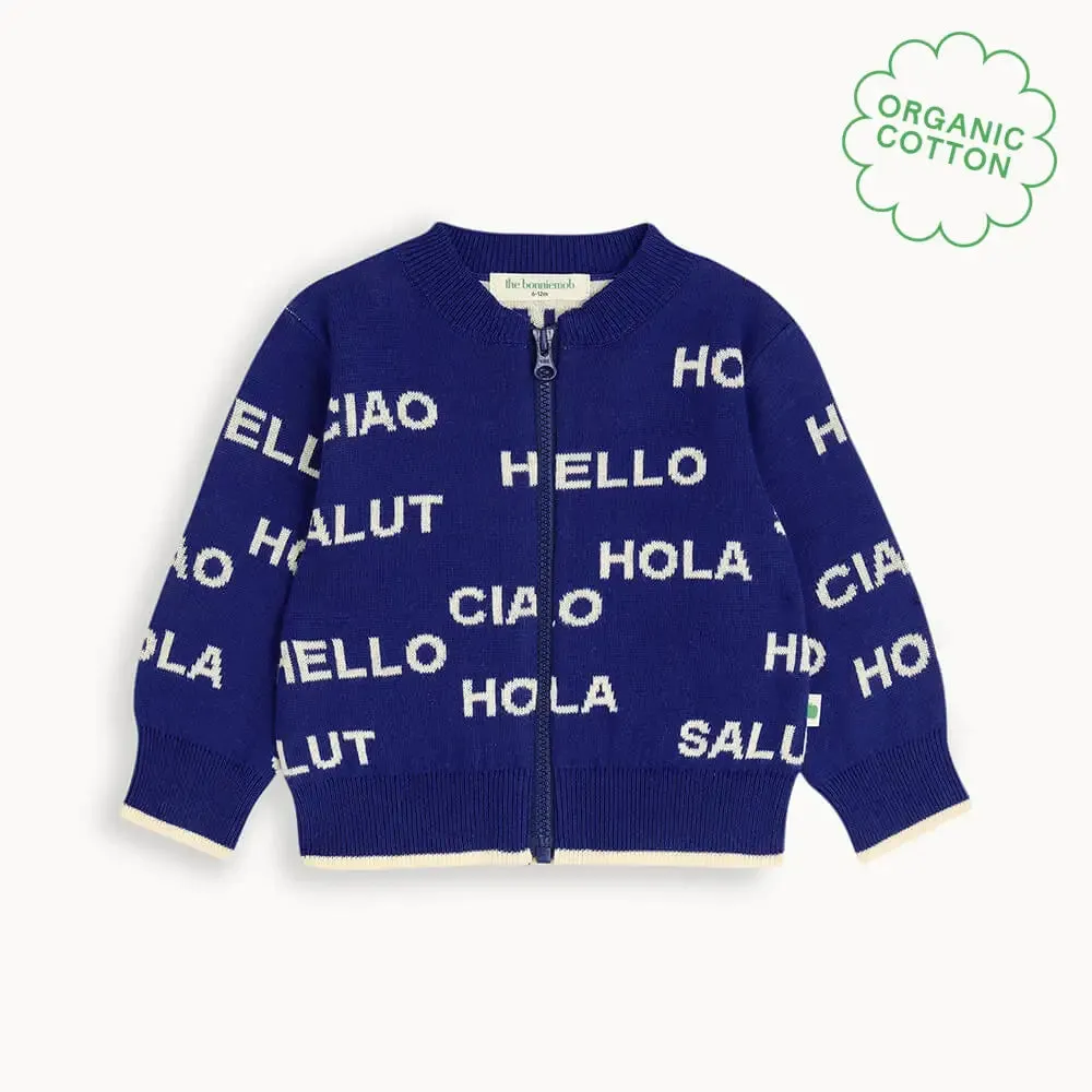 Portofino - Navy Knit Baby & Kids Cardigan