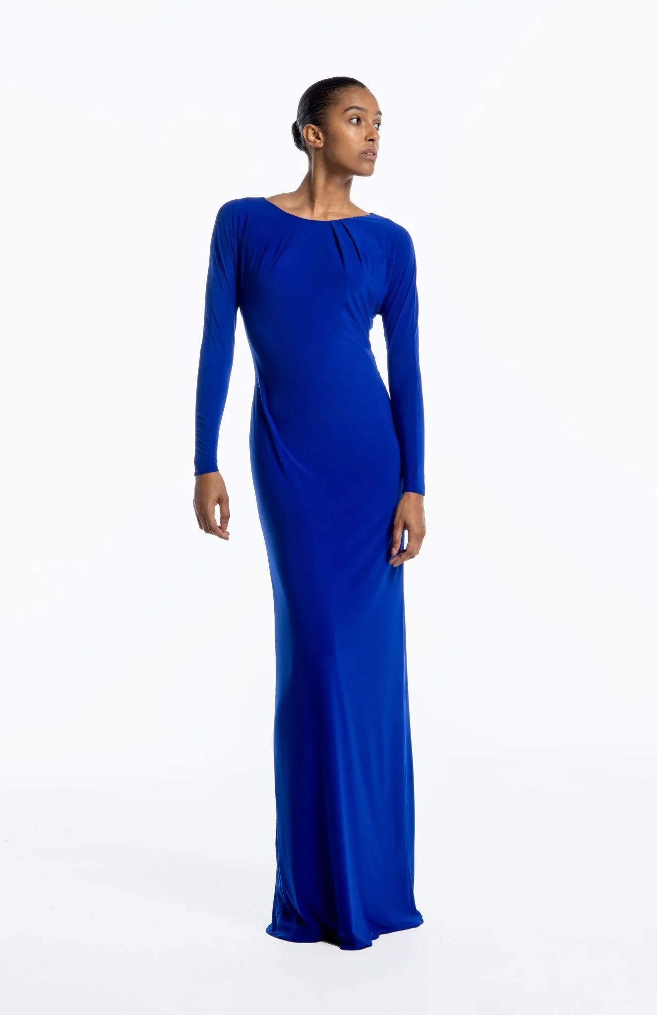 Promethea | Elegant Exit: Cutout Back Jersey Gown