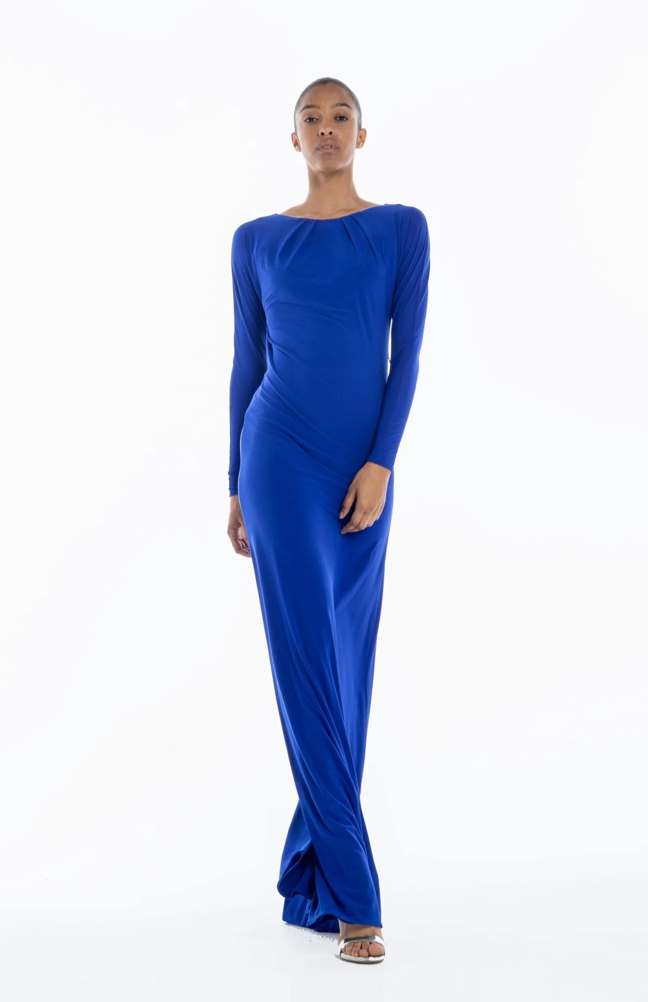 Promethea | Elegant Exit: Cutout Back Jersey Gown