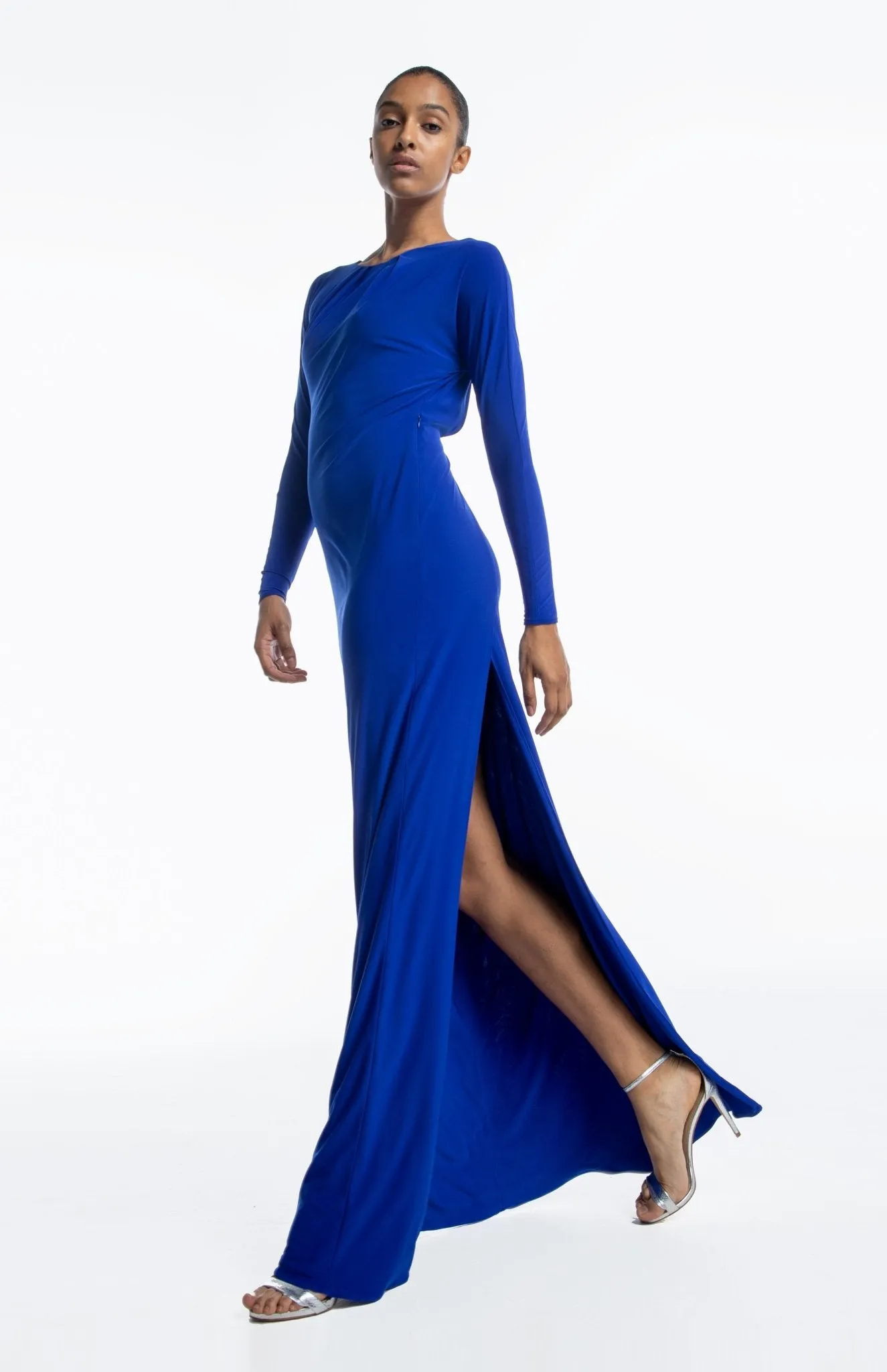 Promethea | Elegant Exit: Cutout Back Jersey Gown