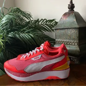 Puma Cruise Rider Brain Freeze Coral Red Blast Sneakers